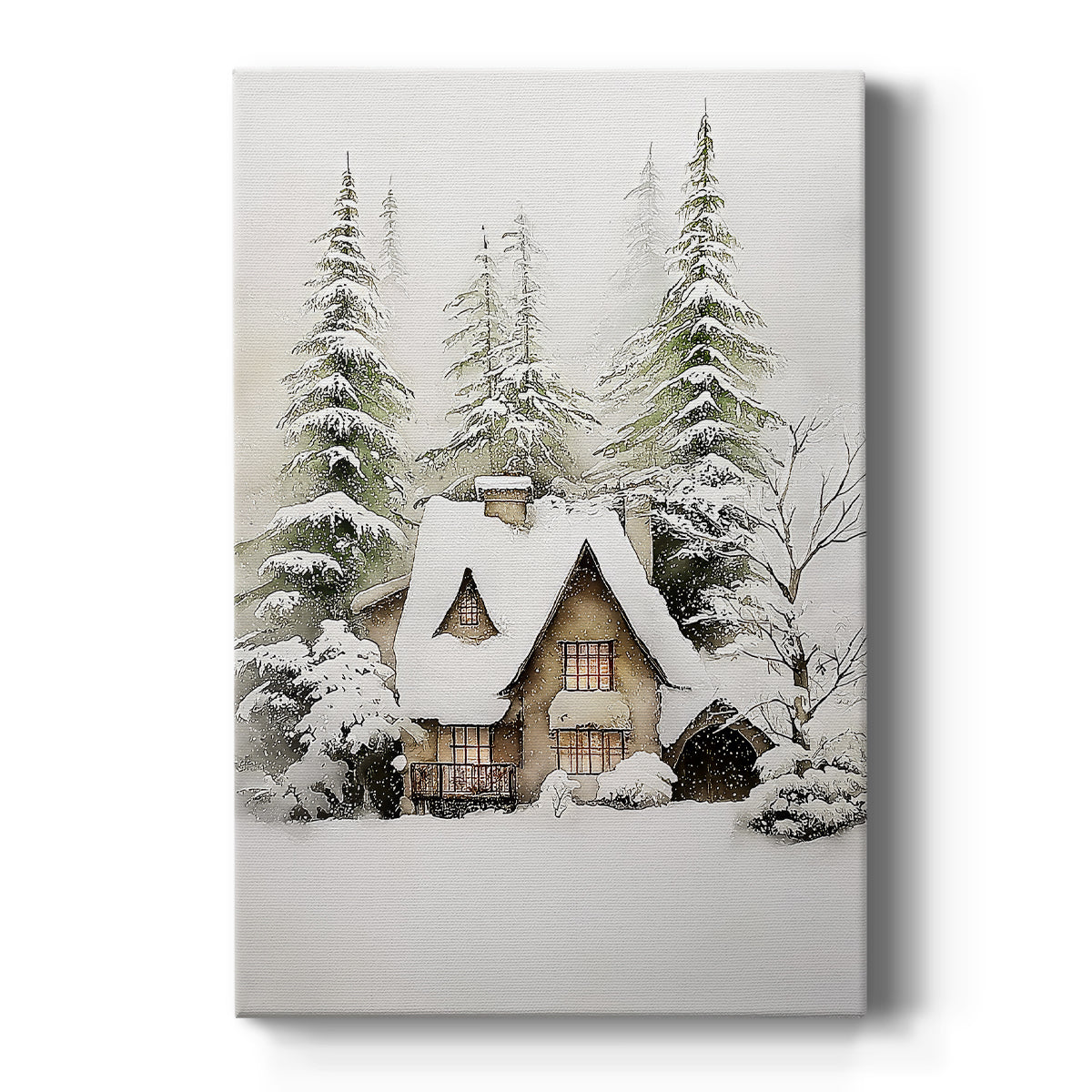 Silver Night Serenade - Canvas Art Print