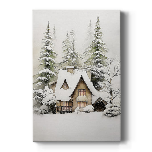Silver Night Serenade - Canvas Art Print
