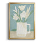Muted Spring Arrangement III - Modern Framed Canvas Print