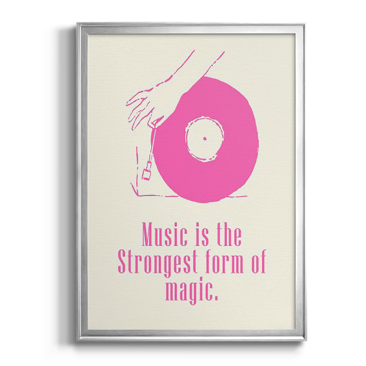 Sweet Melody IV - Modern Framed Canvas Print