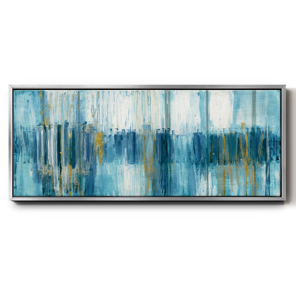 Abstract Saturnia - Floater Framed Canvas Print