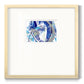 Blue Flow - Double Matboard Framed Print