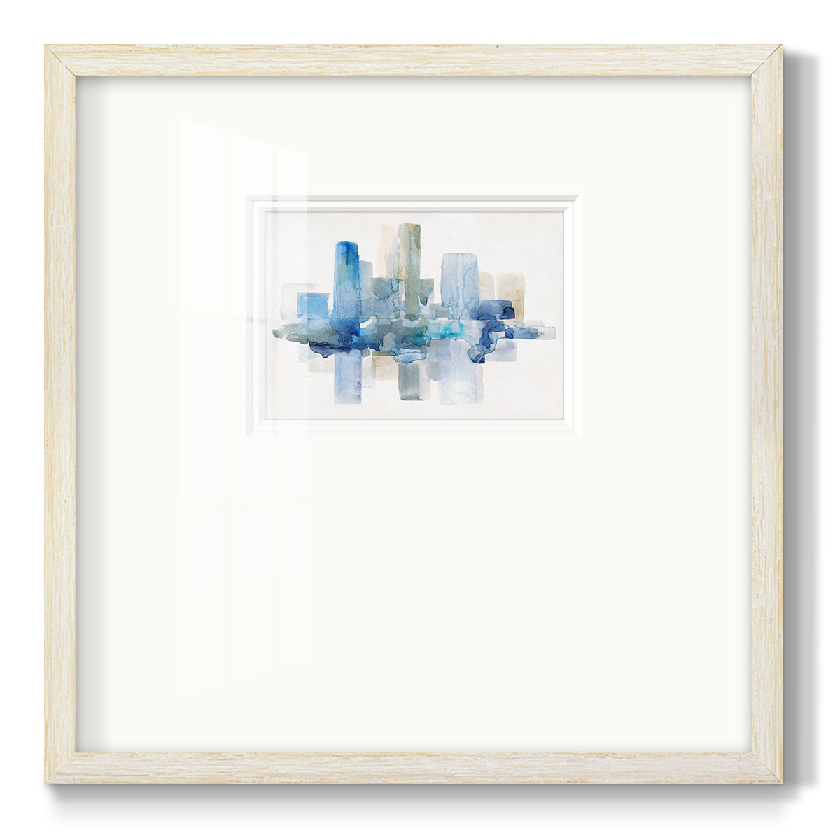 Soft Skyline II Premium Framed Print Double Matboard