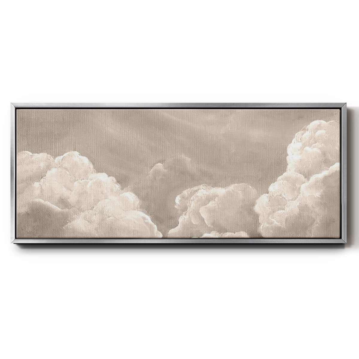 Painted Clouds II - Floater Framed Canvas Print
