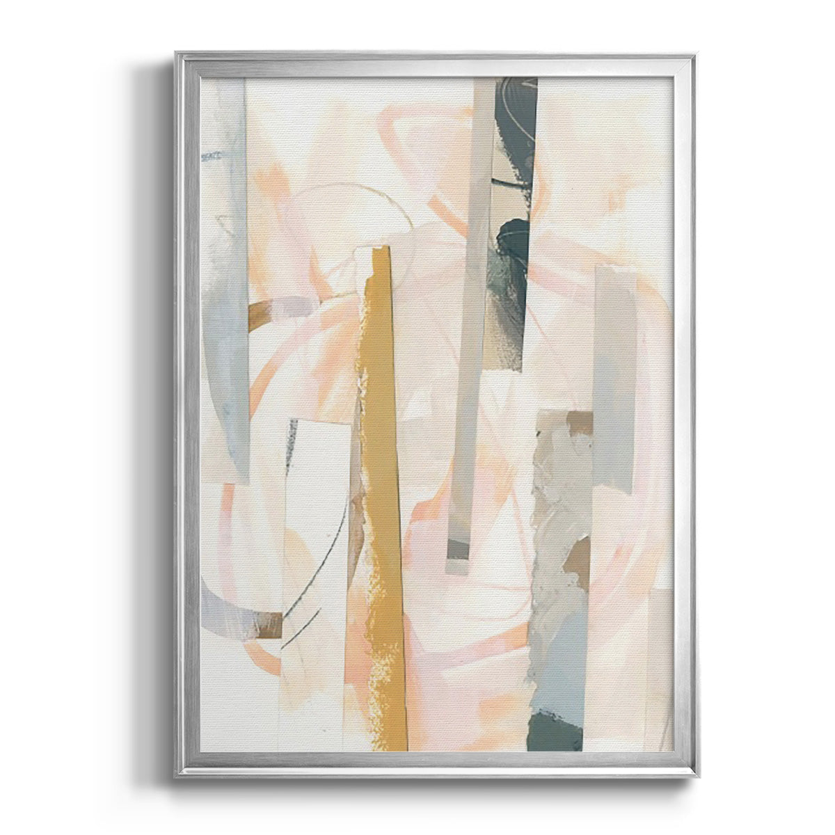 Melon Litmus I - Modern Framed Canvas Print