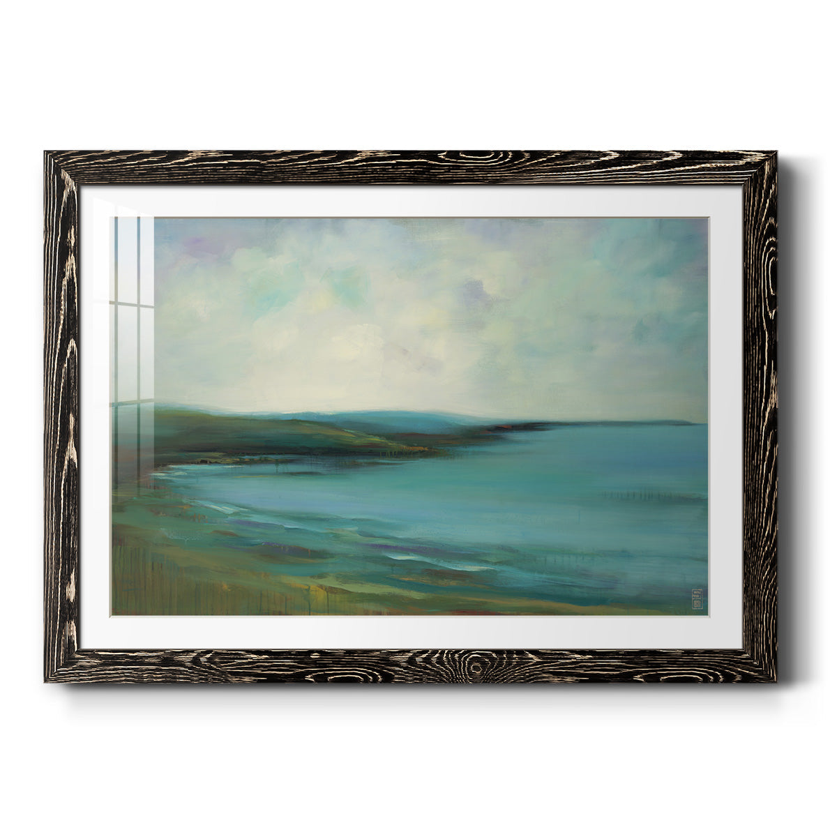 The Sound - Barnwood Framed Art Print