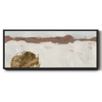 Winter Medallion I - Floater Framed Canvas Print