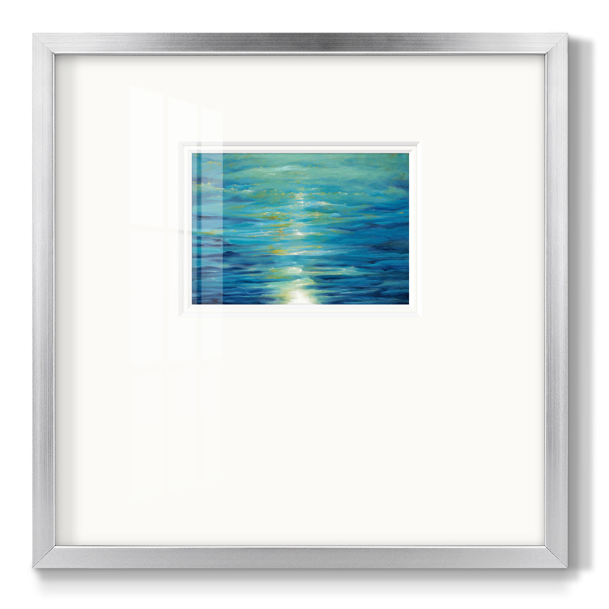 Deep Blue - Double Matboard Framed Print