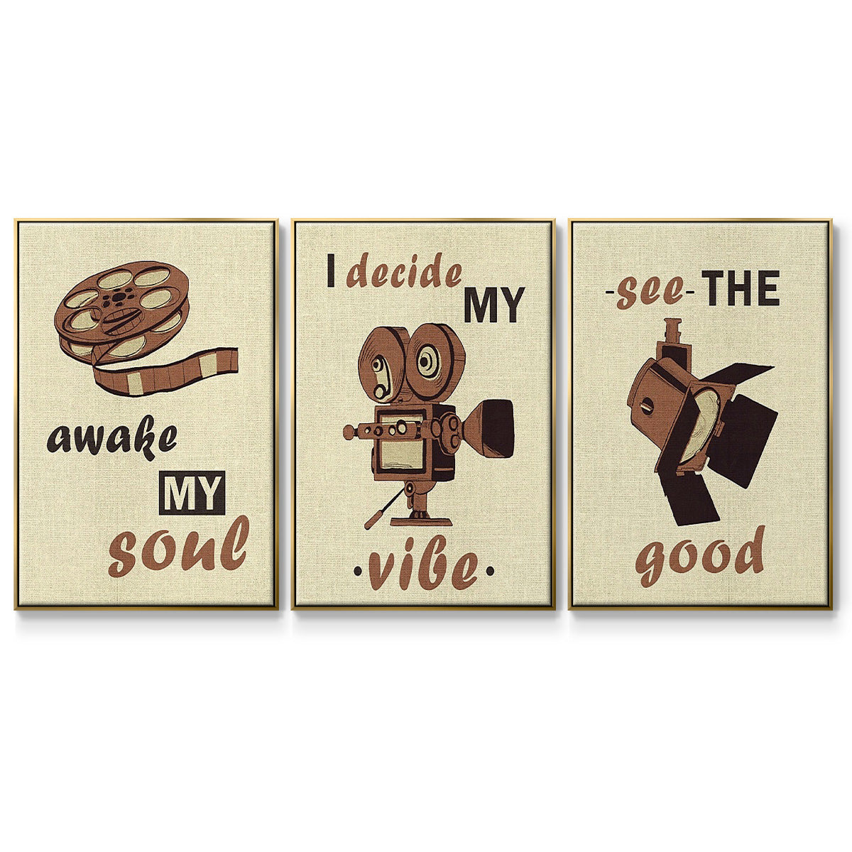 Morning Routine IV - Floater Framed Canvas Set