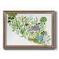 Succulent Field II - Ornate Framed Canvas Print