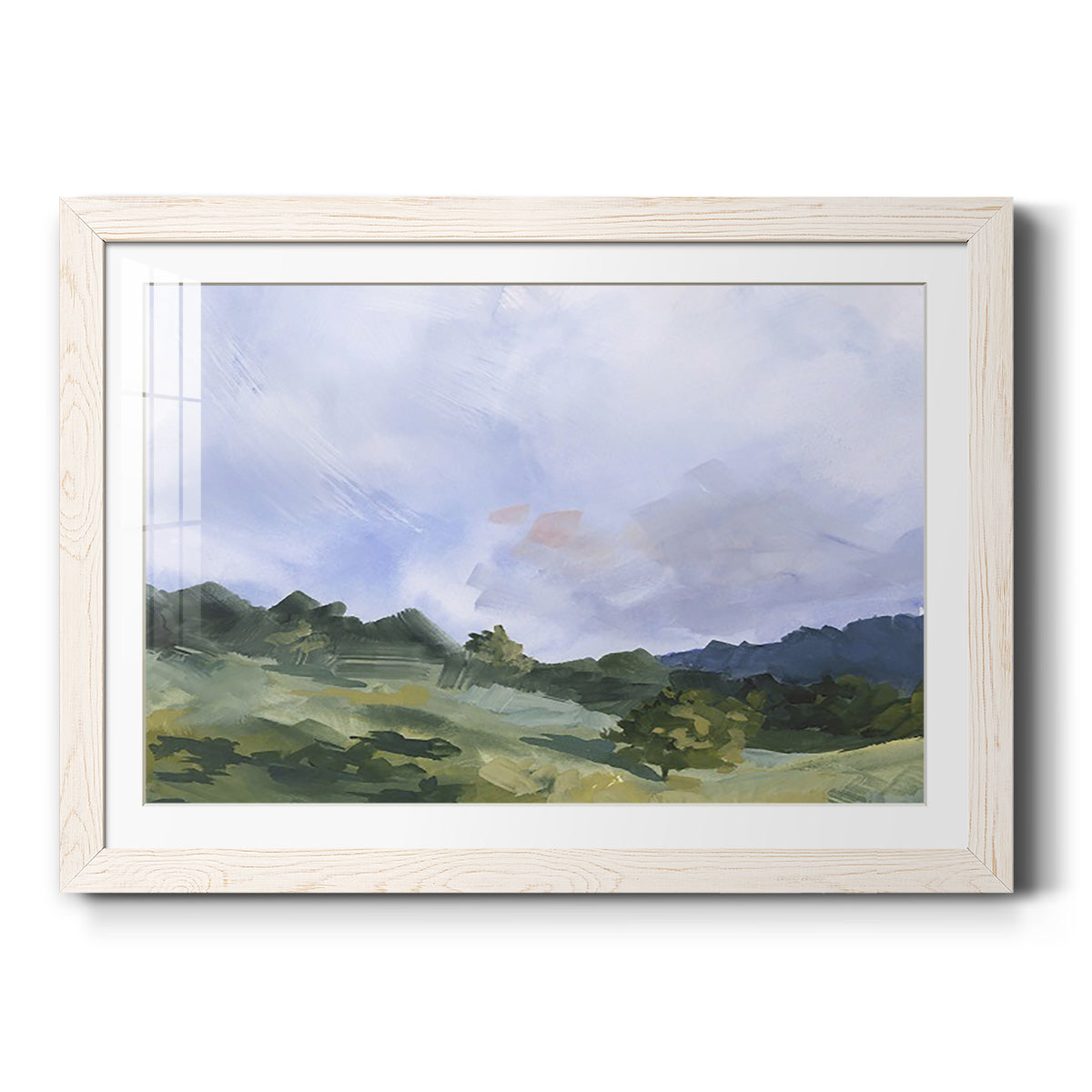 Pastoral Horizons I - Barnwood Framed Art Print