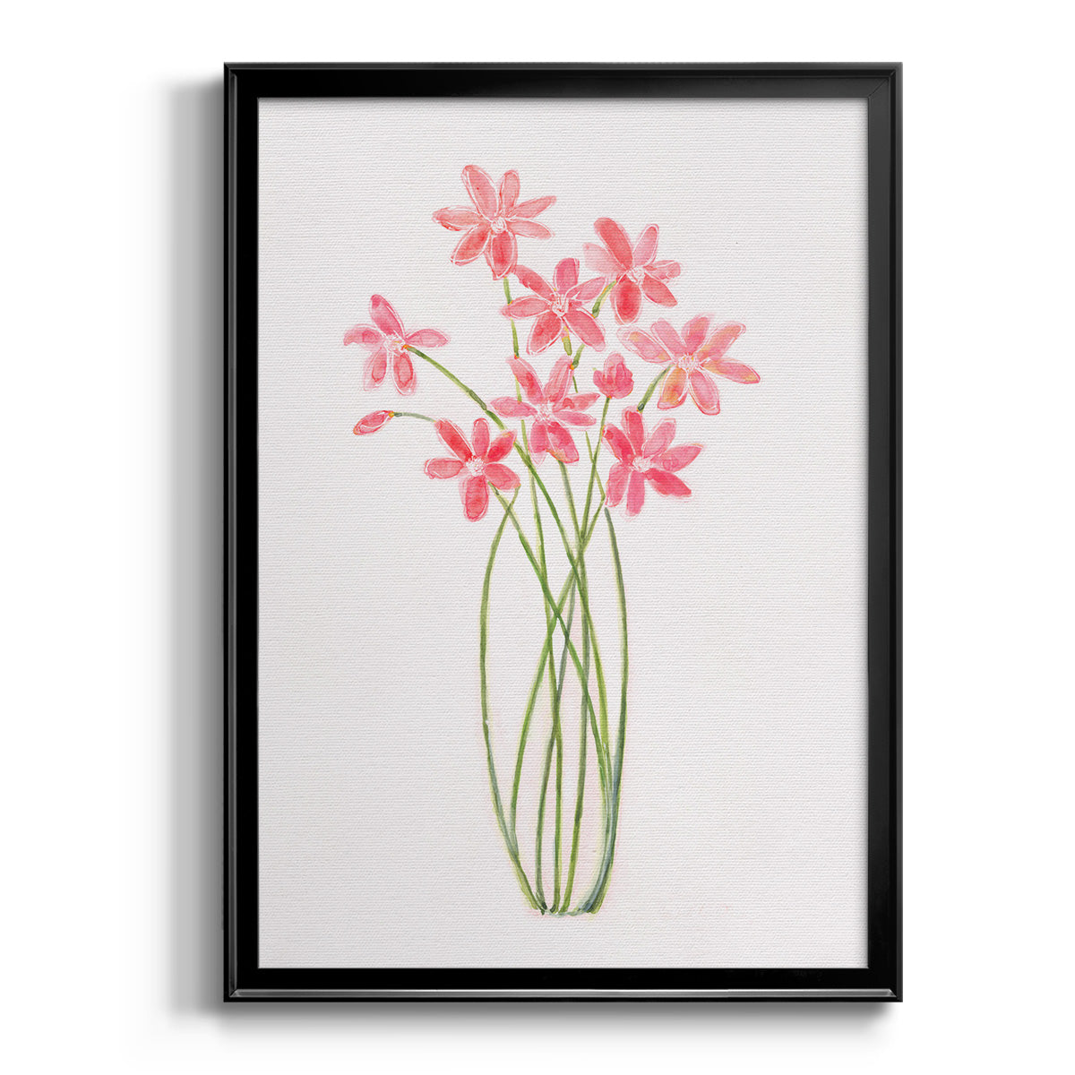 Intertwined Bouquet II - Modern Framed Canvas Print