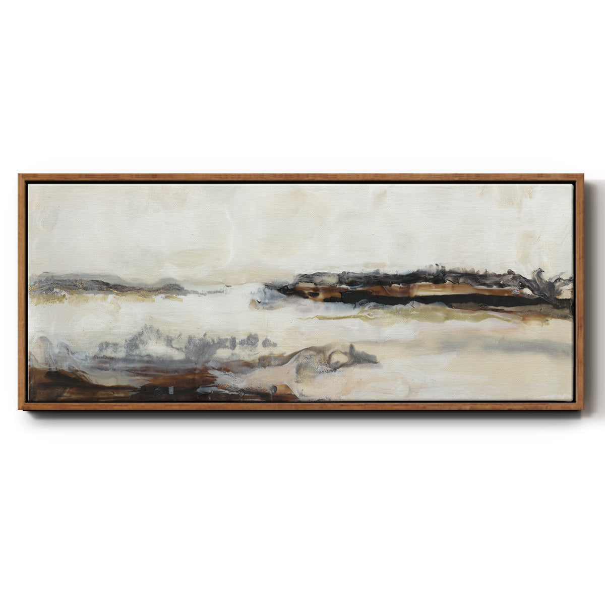 Joyful Horizon II - Floater Framed Canvas Print