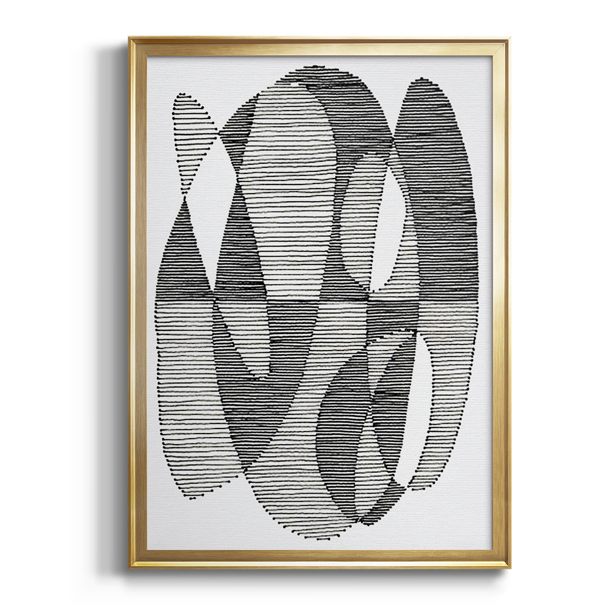 Opposite Day II - Modern Framed Canvas Print