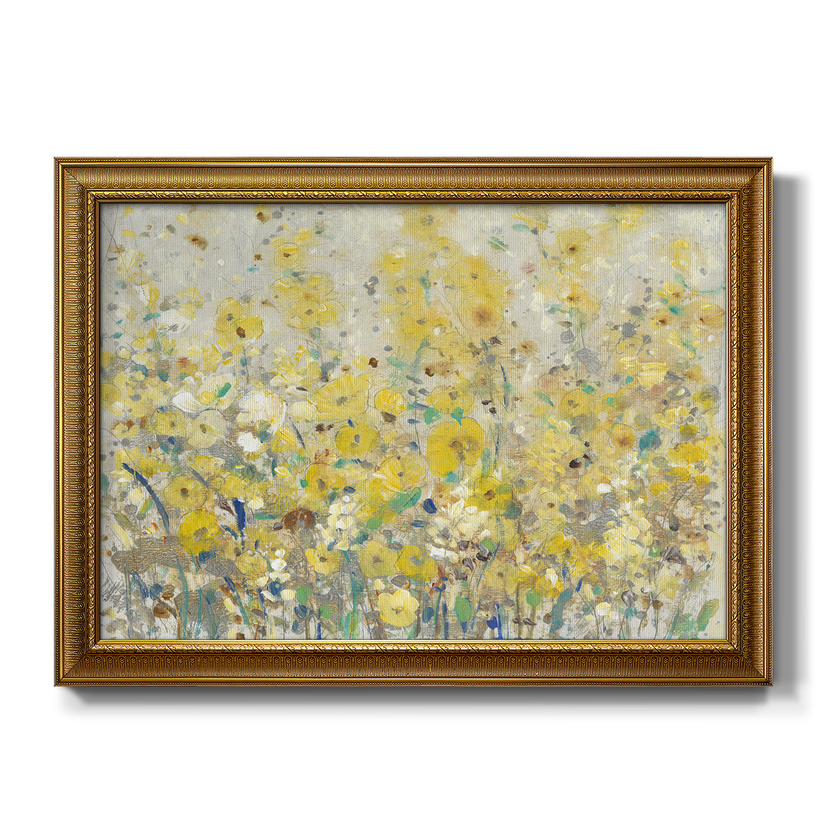 Cheerful Garden I Premium Framed Canvas- Ready to Hang