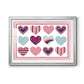 Sweet Valentine Collection A - Modern Framed Art Print