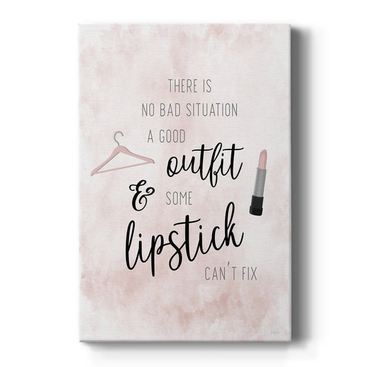 Outfit and Lipstick Premium Gallery Wrapped Canvas - Ready to Hang