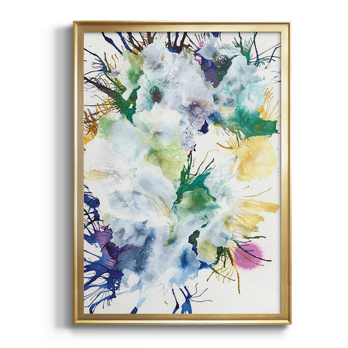 Like An Iris II - Modern Framed Canvas Print