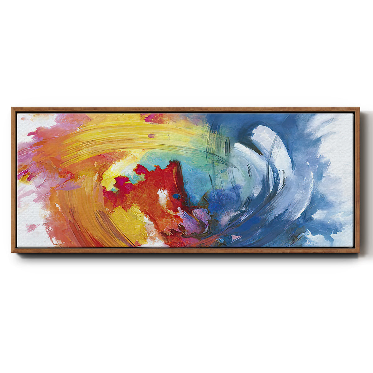 Calliope - Floater Framed Canvas Print