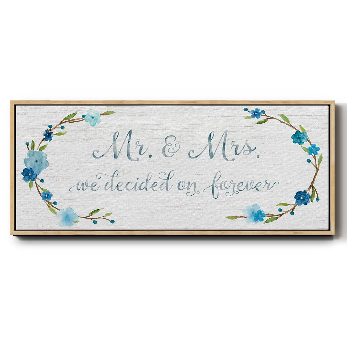 Forever - Floater Framed Canvas Print
