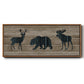 Woodland Trio - Floater Framed Canvas Print