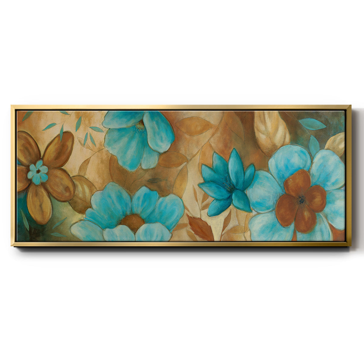 Garden Glow II - Floater Framed Canvas Print