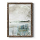 Summer Teal II - Premium Canvas Framed in Barnwood - Ready to Hang