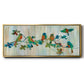 Birds on Branch - Floater Framed Canvas Print