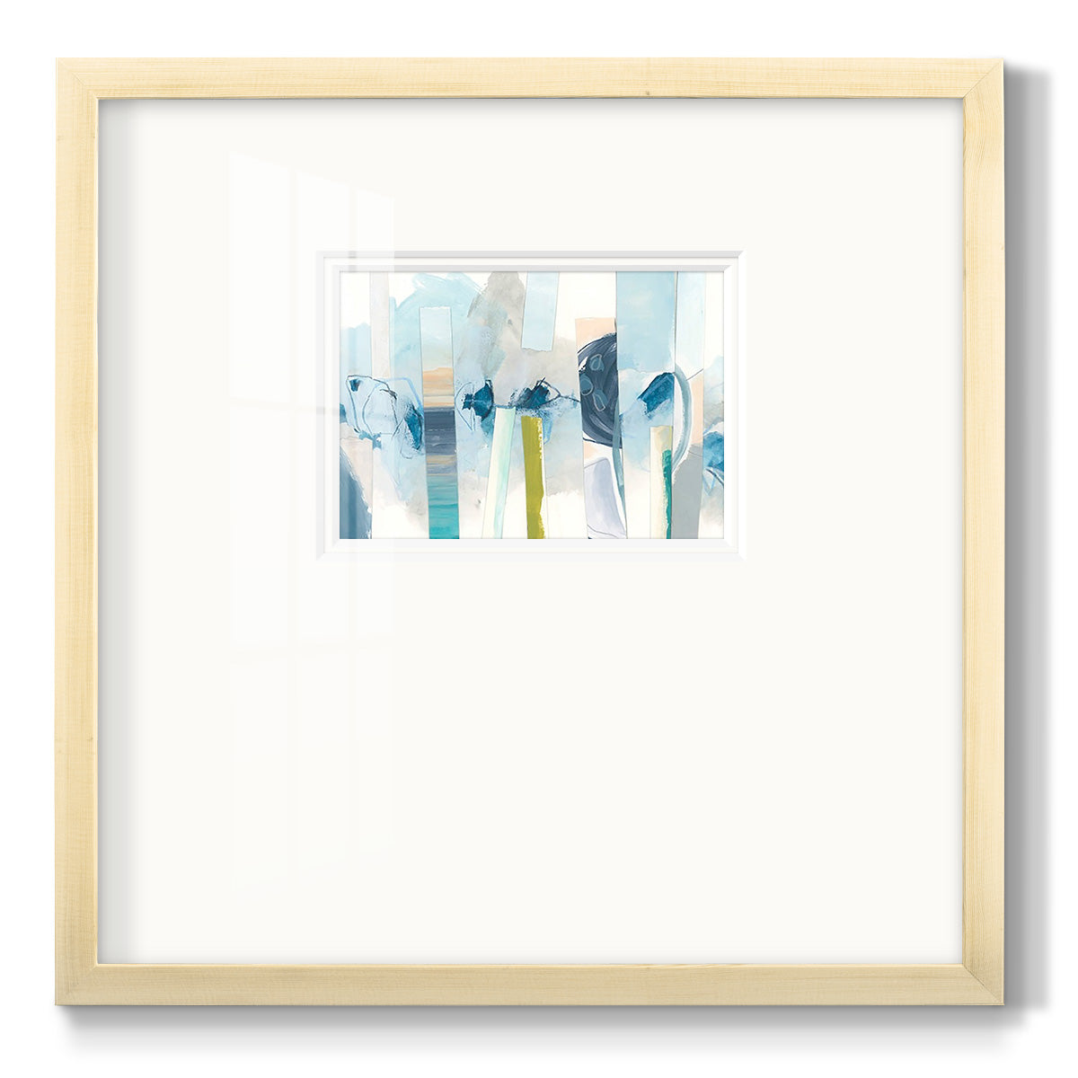 Liquid Strata I - Double Matboard Framed Print