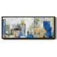 City Blues II - Floater Framed Canvas Print