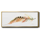 Tail Feather IV - Floater Framed Canvas Print