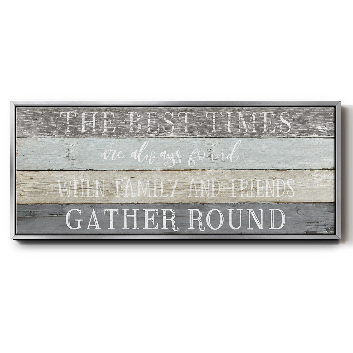Best Times - Floater Framed Canvas Print