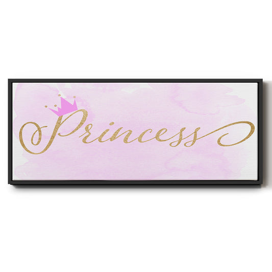 Princess - Floater Framed Canvas Print