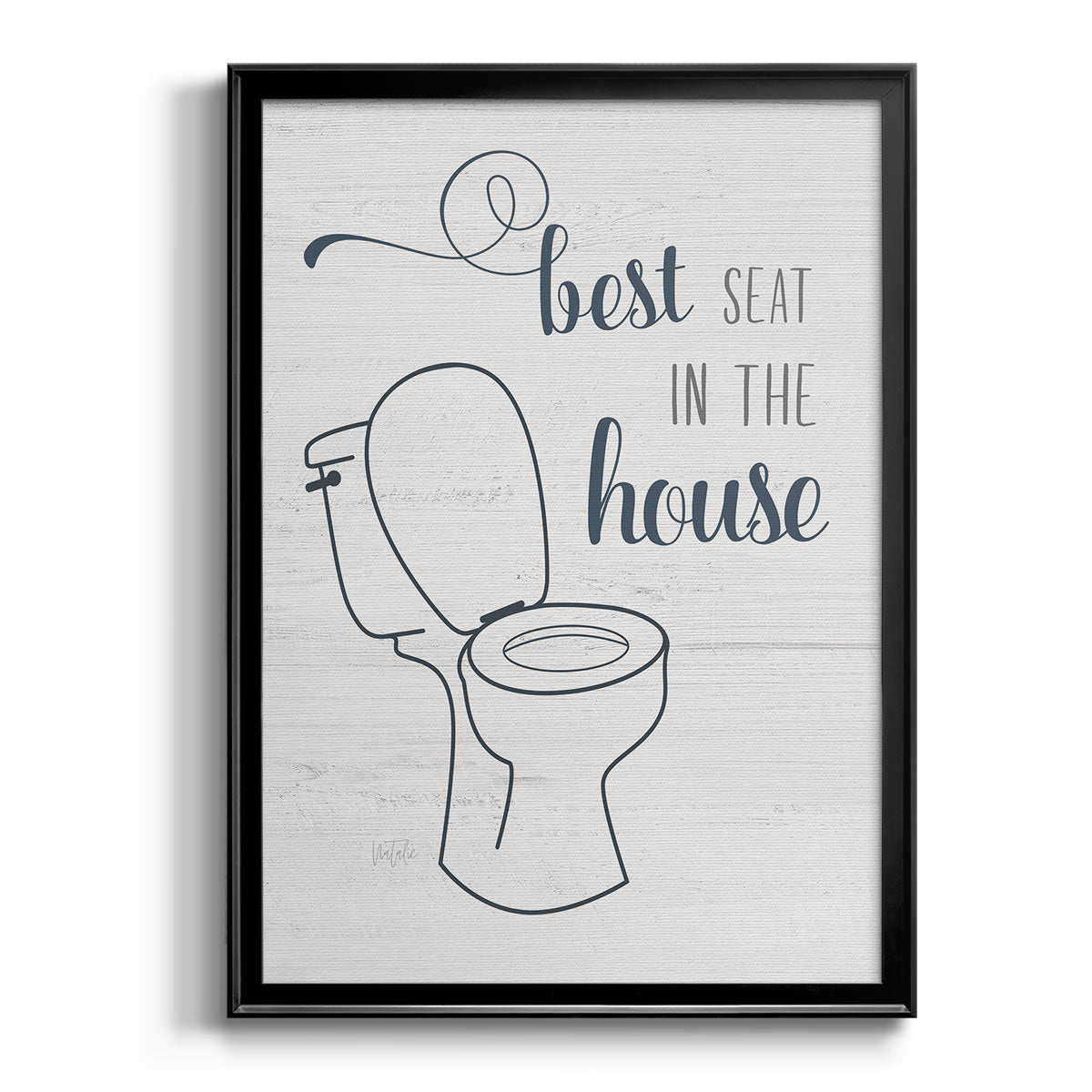 Best Seat - Modern Framed Canvas Print