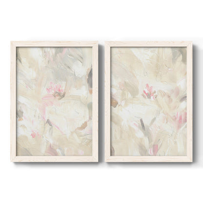 Soft Abstraction I - Premium Framed Canvas 2 Piece Set - Ready to Hang