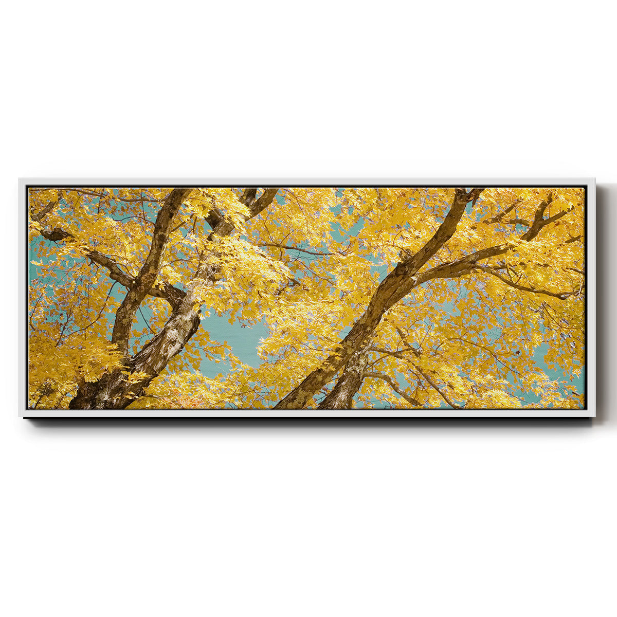 Autumn Tapestry V - Floater Framed Canvas Print