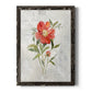 Linen Peony - Barnwood Framed Canvas Print
