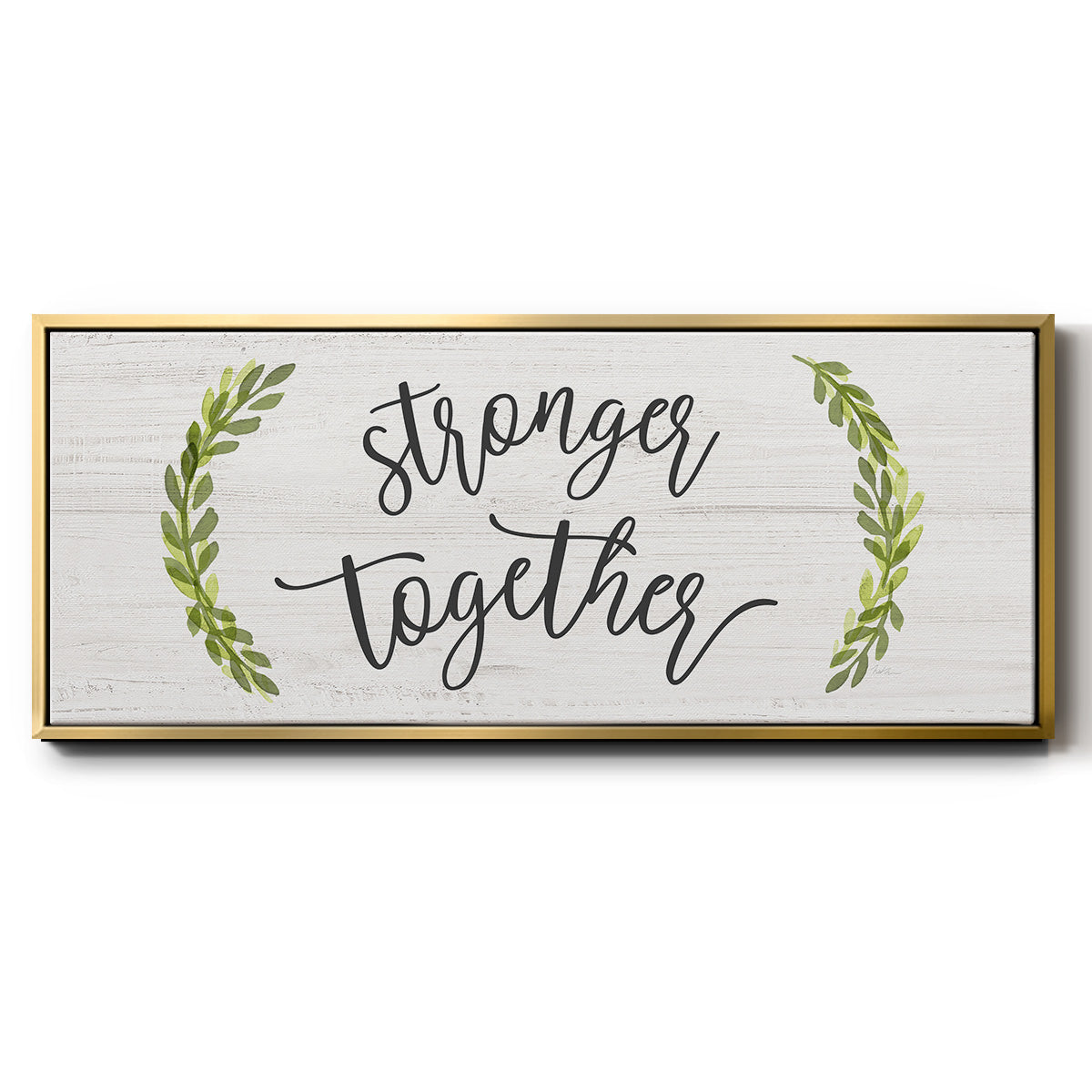 Stronger Together - Floater Framed Canvas Print