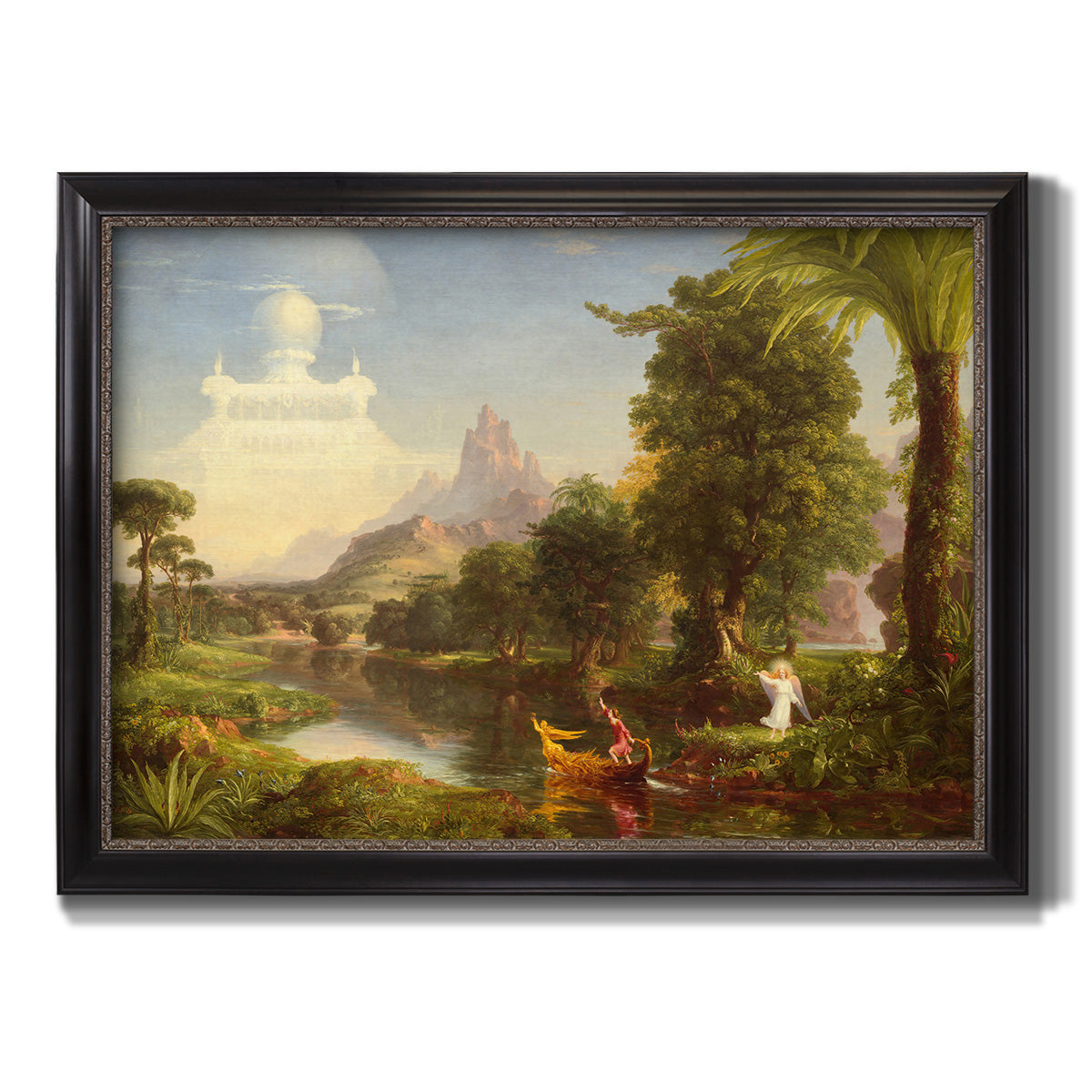 Voyage of Life: Youth - Ornate Framed Canvas Print