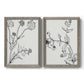 Botanical Study I   - Premium Framed Canvas 2 Piece Set - Ready to Hang