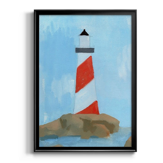 Lookout Point I - Modern Framed Canvas Print