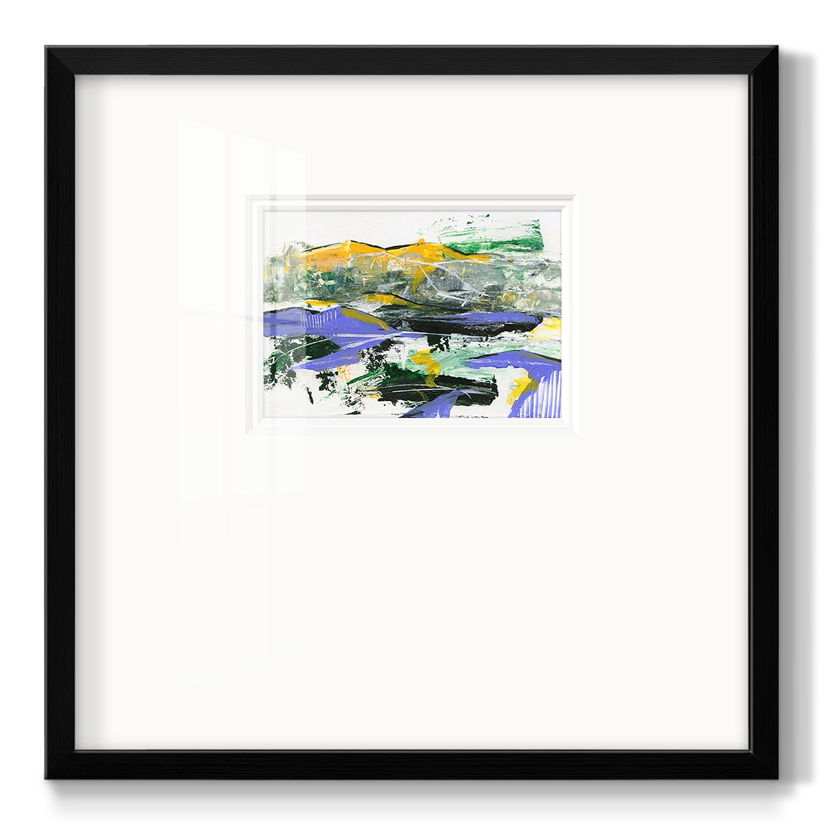 Silent Mountain III - Double Matboard Framed Print