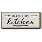 Bless this Kitchen - Floater Framed Canvas Print