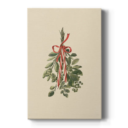 Tinsel-Gold Village Lane - Canvas Art Print