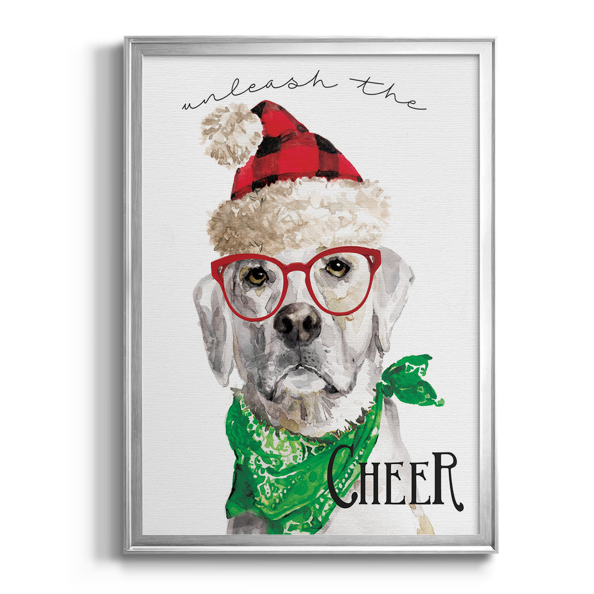 Unleash the Cheer - Modern Framed Canvas Print