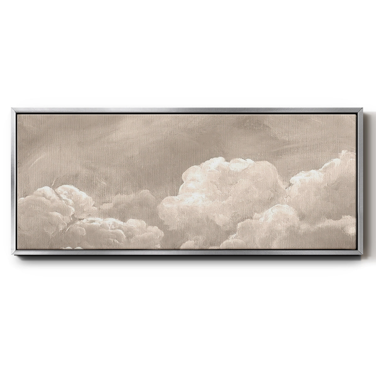 Painted Clouds I - Floater Framed Canvas Print