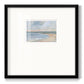 Coastal Study II - Double Matboard Framed Print