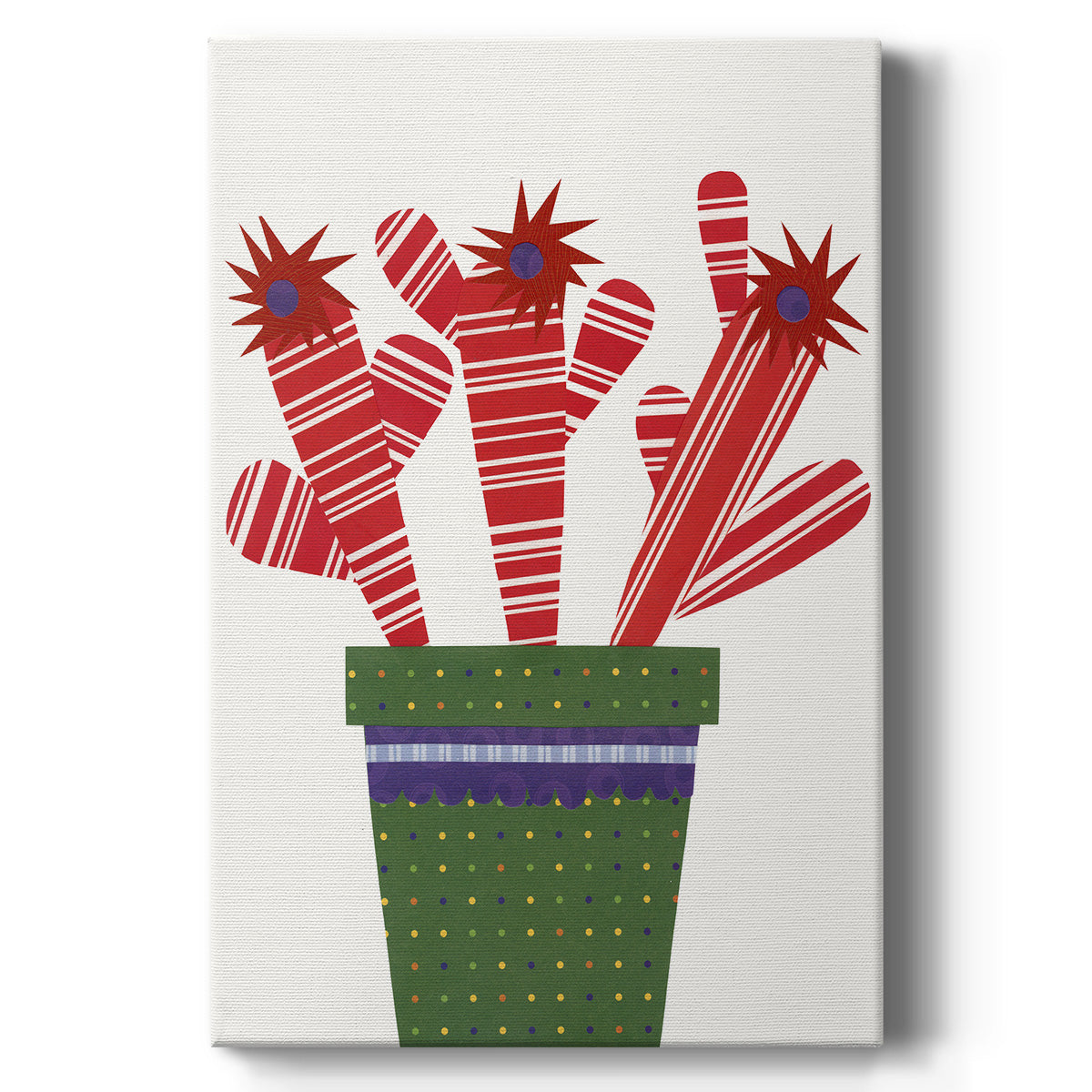 Cheerful Succulent V - Canvas Art Print