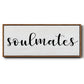 Soulmates - Floater Framed Canvas Print