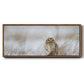 Prairie Winter - Floater Framed Canvas Print